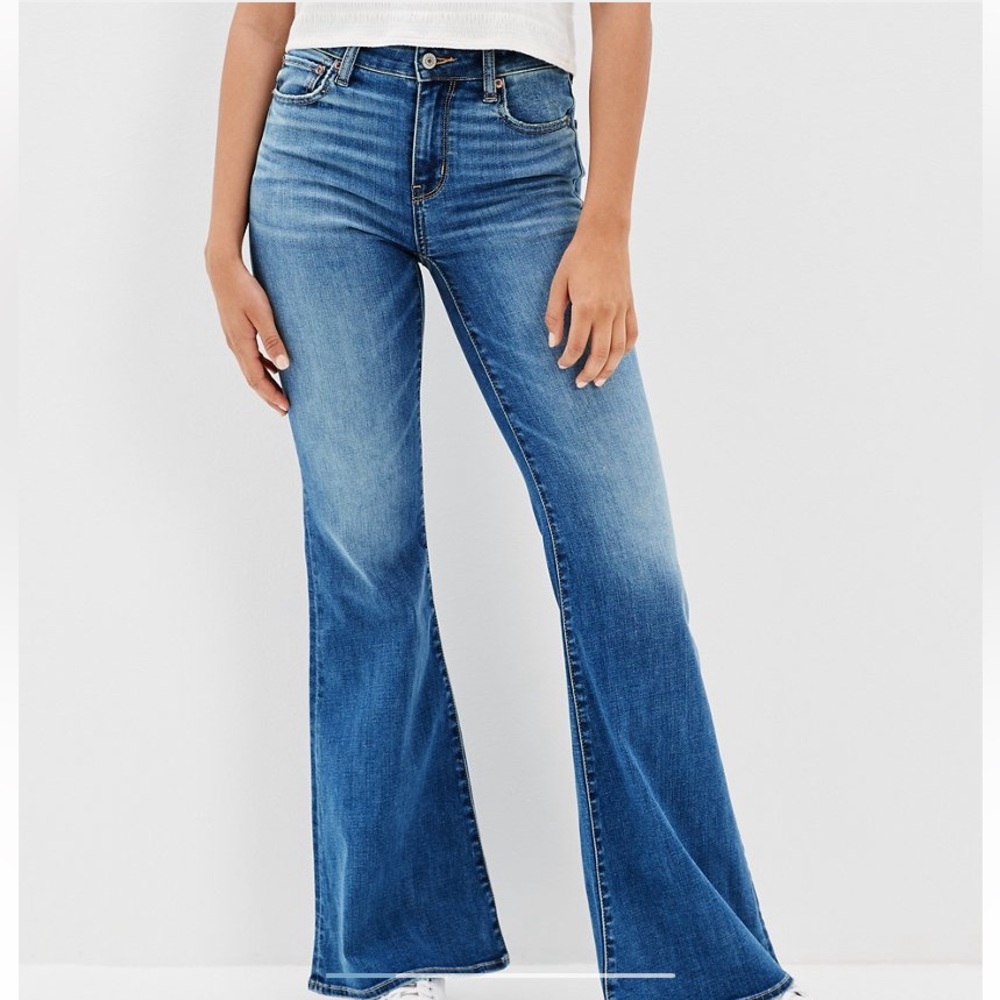 AEO festival flare jeans NWT